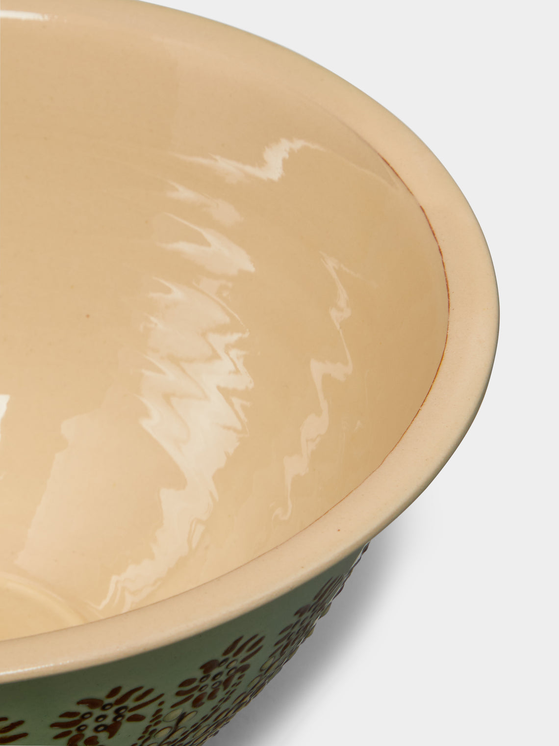 Poterie d’Évires - Flowers Hand-Painted Ceramic Small Bowl -  - ABASK