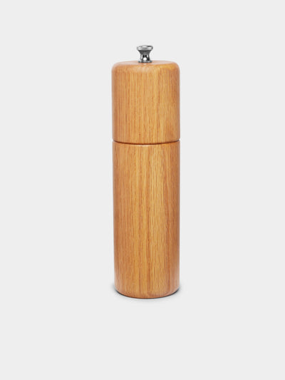 De Jong & Co - Column Hand-Turned Oak Salt Mill -  - ABASK - 