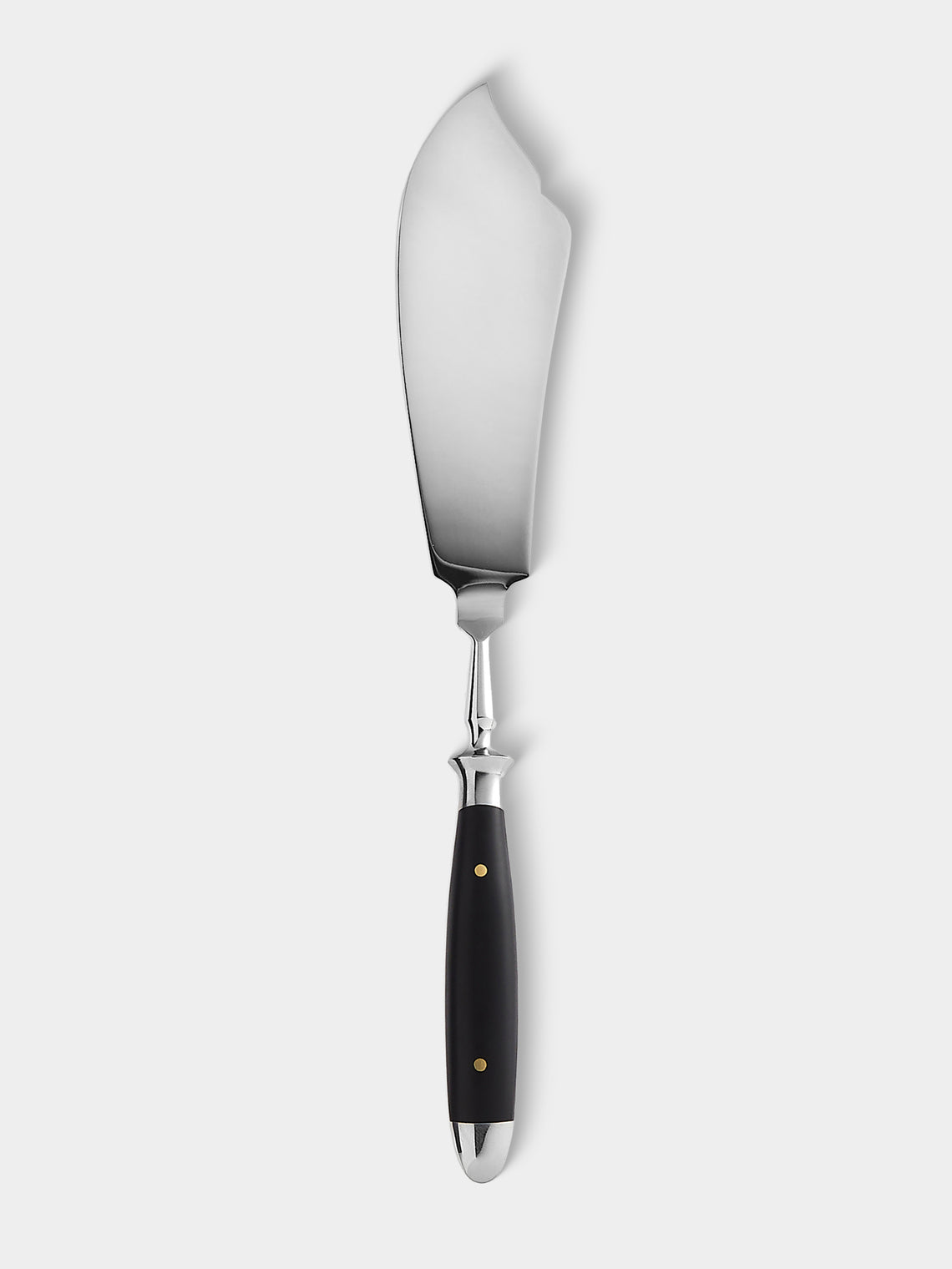 Eichenlaub - Resin Old German Fish Serving Fork and Knife (Set of 2 Pieces) - Black - ABASK