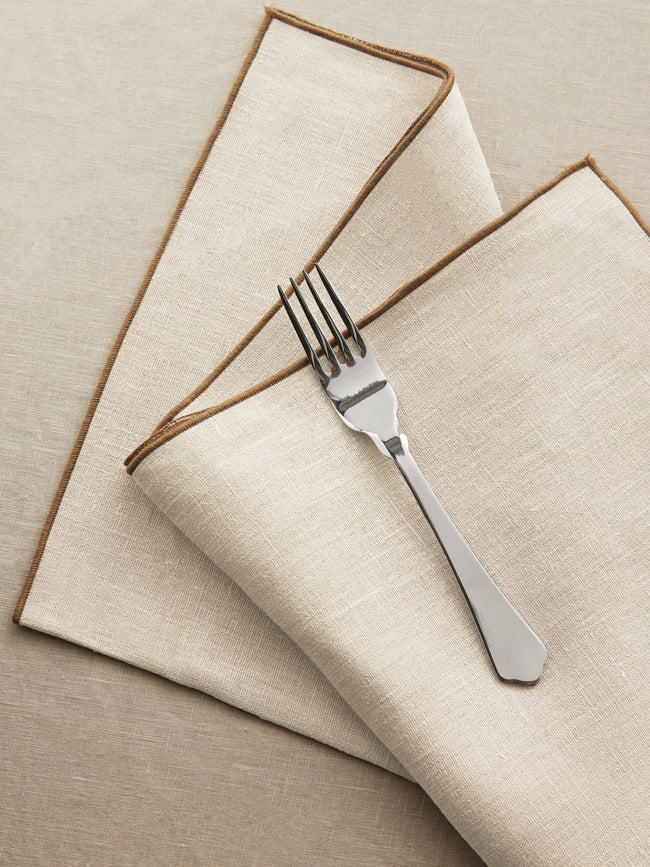 Borgo delle Tovaglie - Filo Linen Extra Large Napkins (Set of 4) - Ivory - ABASK