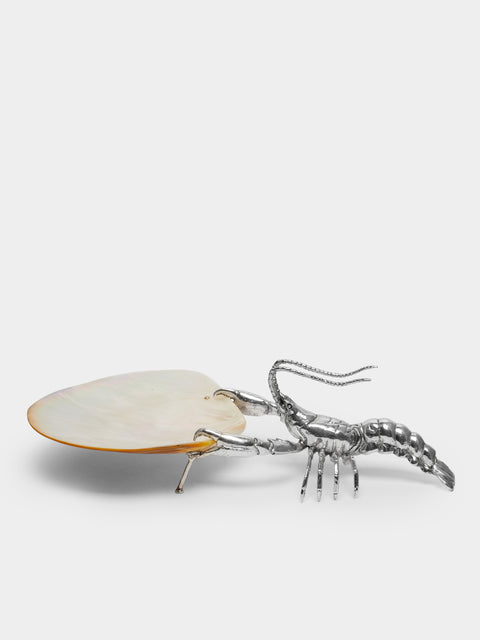 Objet Luxe - Silver-Plated and Mother-of-Pearl Caviar Dish -  - ABASK - 