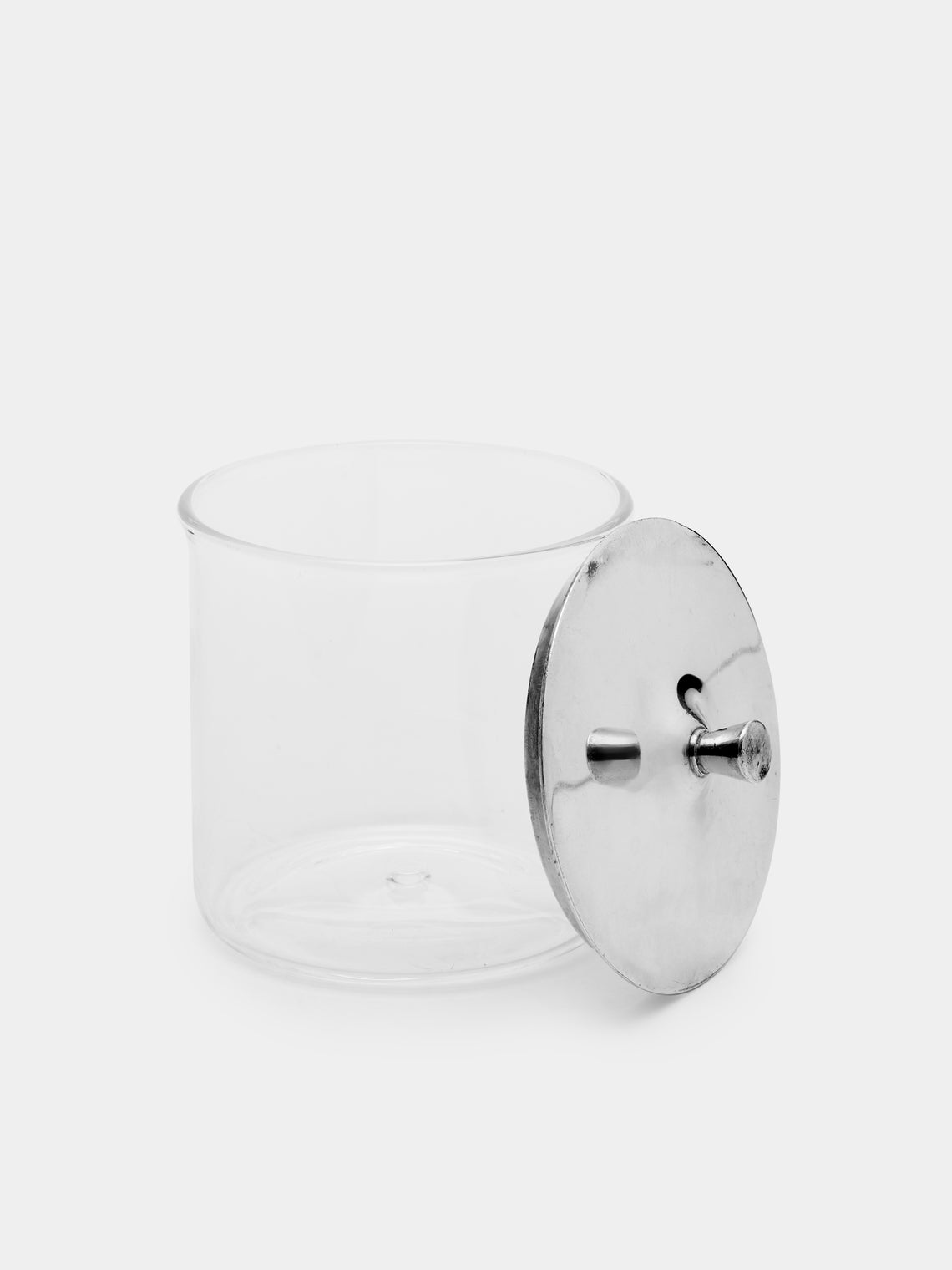 Antique and Vintage - 1950s Gio Ponti Silver-Plated Glass Jars (Set of 3) -  - ABASK