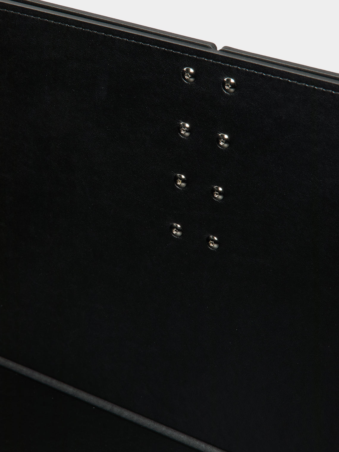 Pinetti - Origami Leather Large Storage Box - Black - ABASK