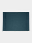 Giobagnara - Douglas Leather Desk Blotter - Blue - ABASK - 