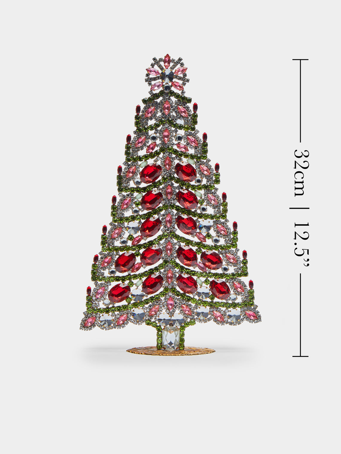Antique and Vintage - 1930s Czech Jewelled Large Christmas Tree -  - ABASK