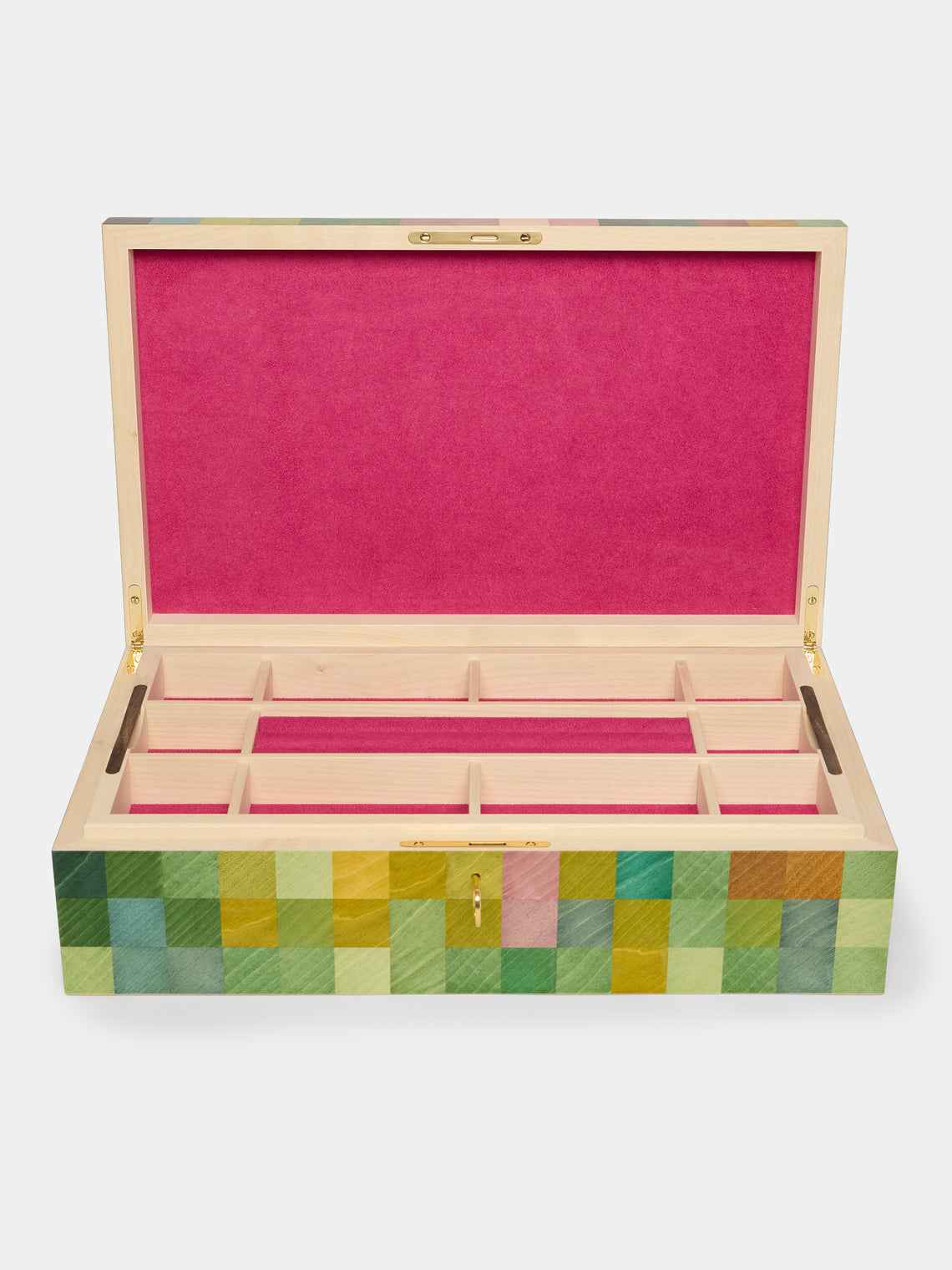 Kevin Stamper - Hibiscus Wood Jewelry Box - Multiple - ABASK