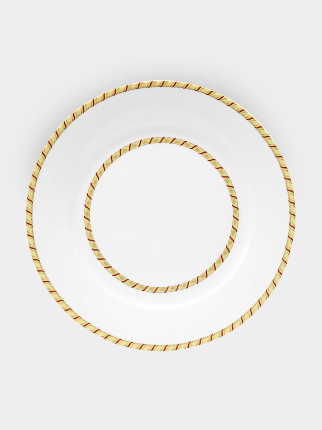 Pinto Paris - Vannerie Cottage Porcelain Charger Plate -  - ABASK - 