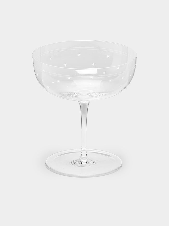 Lobmeyr - Rothschild Stars Hand-Engraved Crystal Champagne Coupe -  - ABASK - 