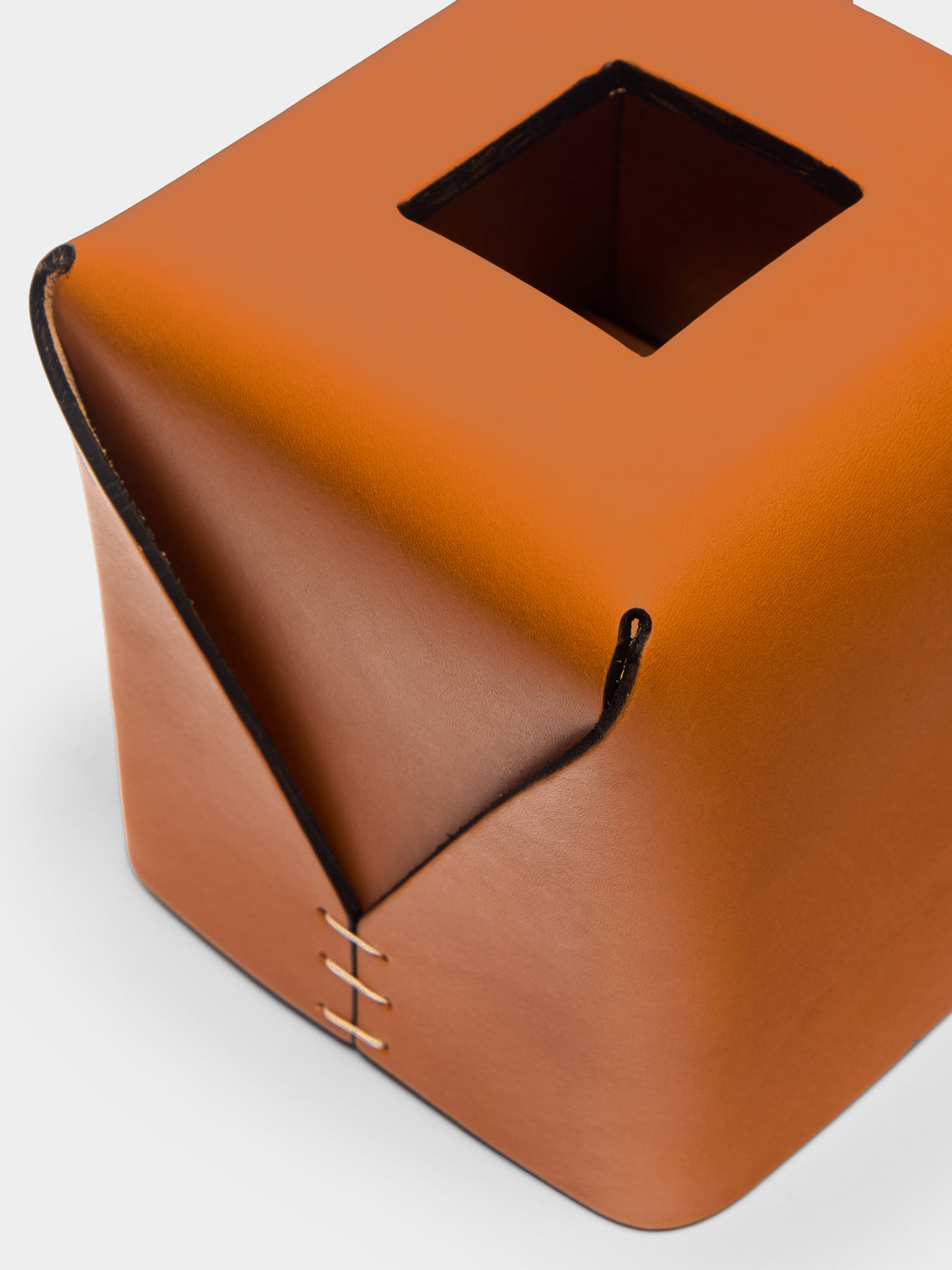 Oscar Maschera - Leather Square Tissue Box -  - ABASK