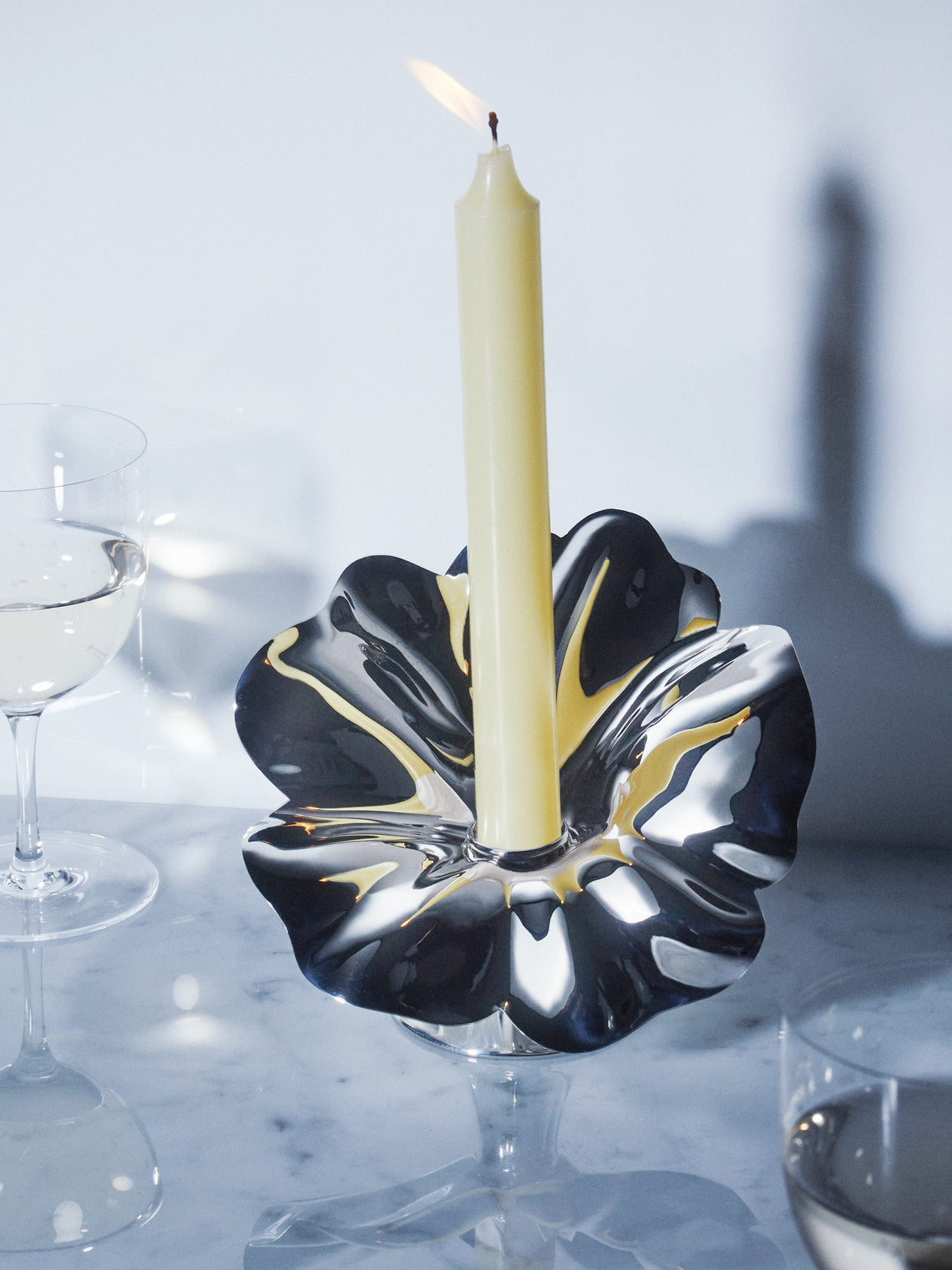 De Vecchi - Flor Bugia Silver-Plated Candle Holder -  - ABASK