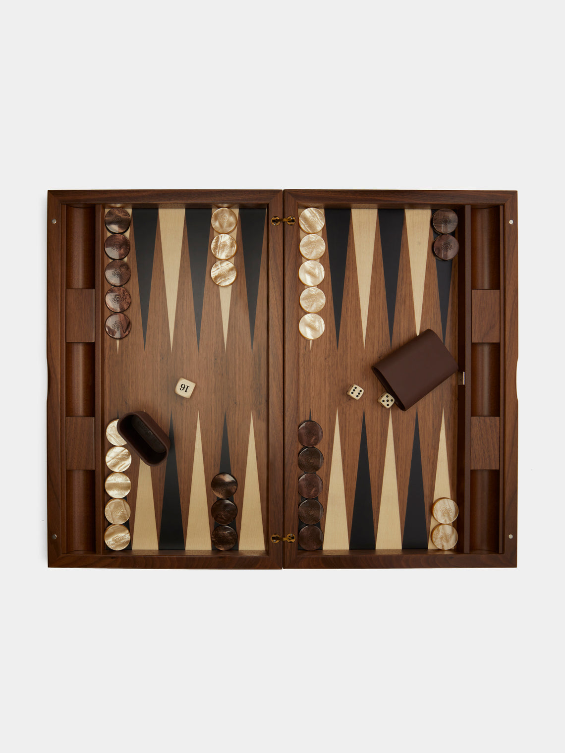 Dal Negro - Walnut Backgammon Set -  - ABASK