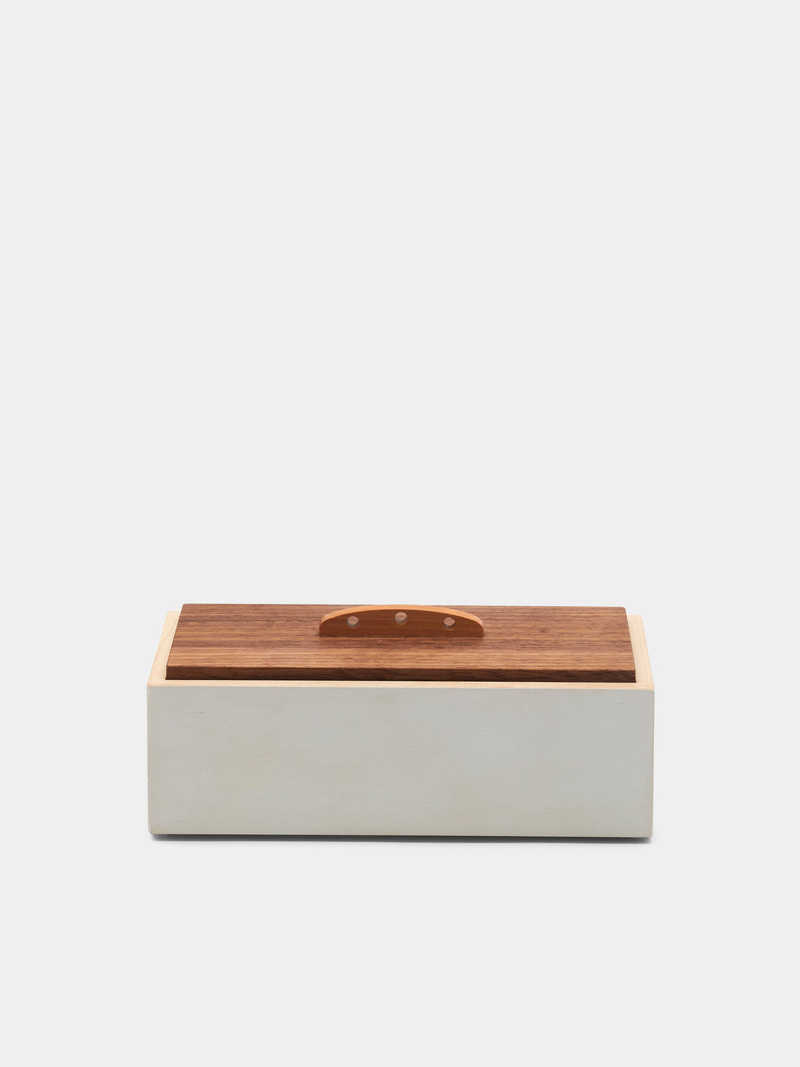 Matthew Kenney - Wood Small Desk Tidy - Cream - ABASK - 
