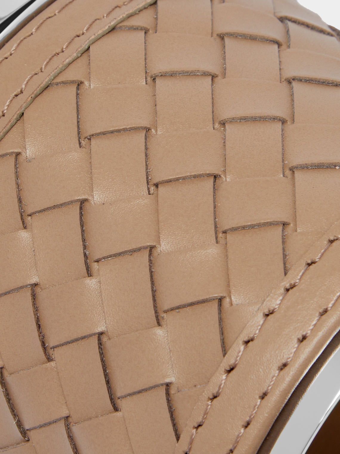 Riviere - Woven Leather Lidded Box -  - ABASK