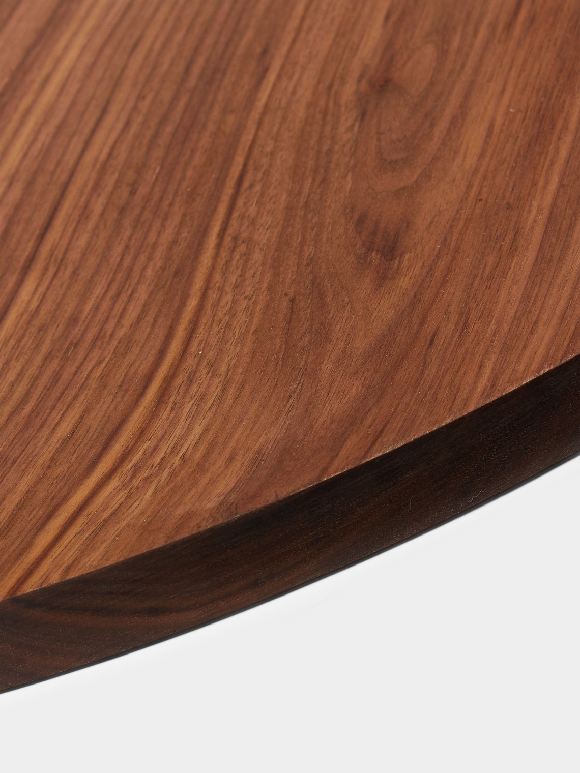Woodworks by Ted Todd - Round Charcuterie Board in 1860s Black Walnut -  - ABASK
