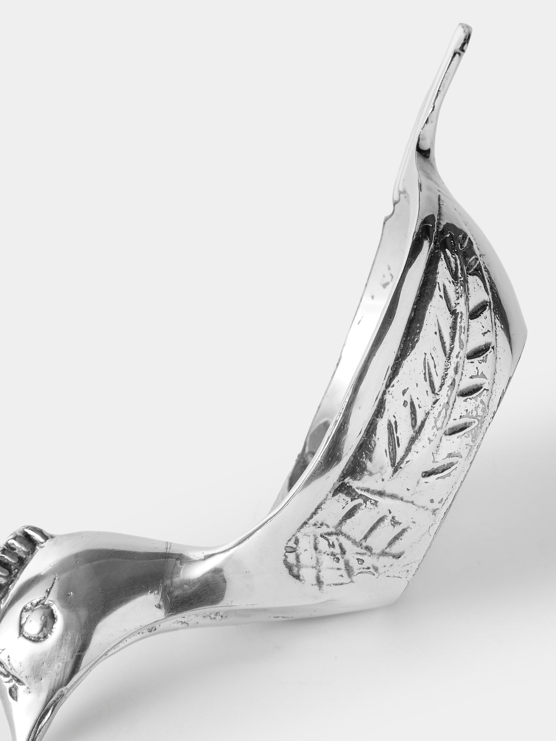 Antique and Vintage - 1970s Valenti Bird Silver-Plated Vide Poche - Silver - ABASK
