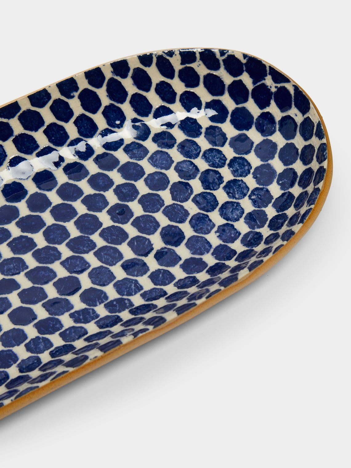Terrafirma Ceramics - Hand-Printed Ceramic Large Canape Platter -  - ABASK