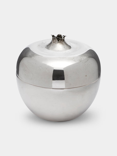 Antique and Vintage - 1920 Silver Pomegranate Box -  - ABASK - 
