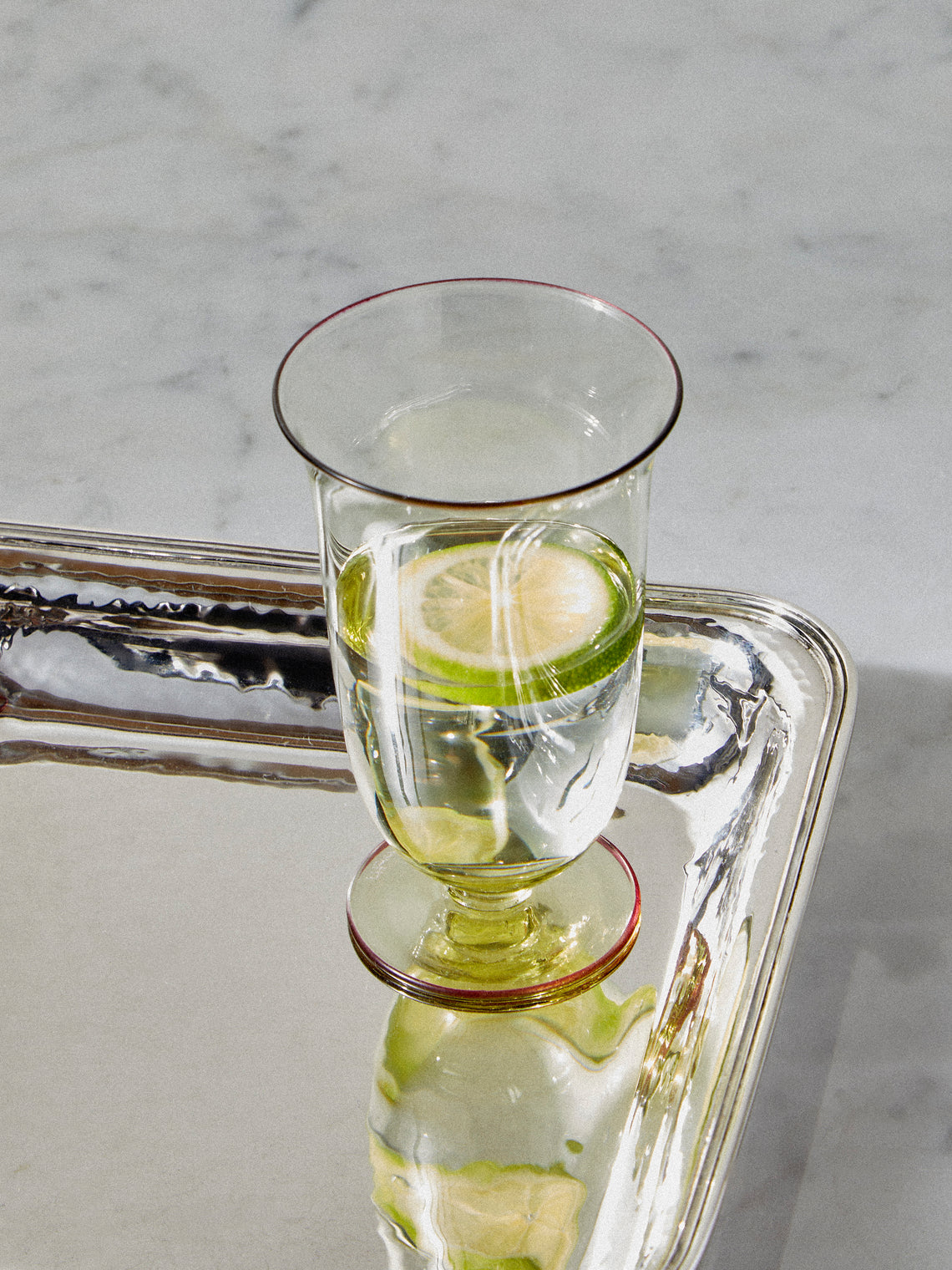 Antique and Vintage - 1960s Carlo Moretti Water Glasses (Set of 8) - Green - ABASK