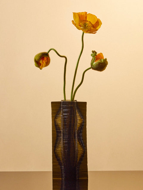 Isabella Kullmann - No. 2 Hand-Blown Glass Vase - Black - ABASK