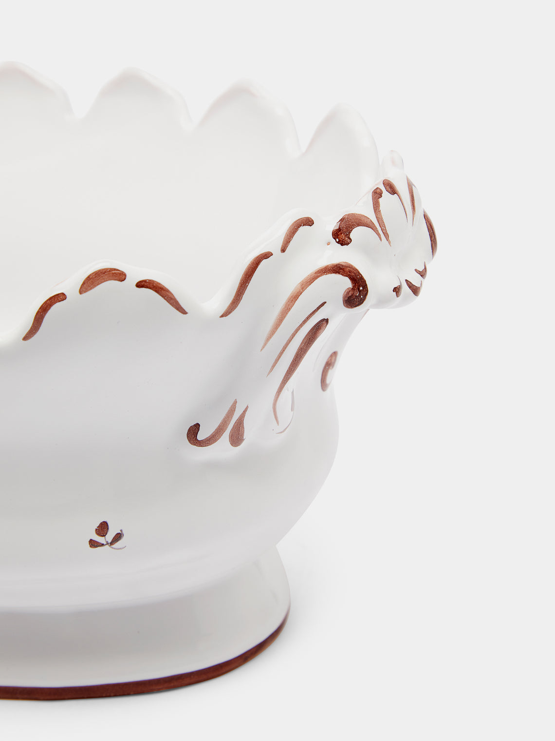Z.d.G - Camaïeu Verrière Hand-Painted Ceramic Large Bottle Stand -  - ABASK