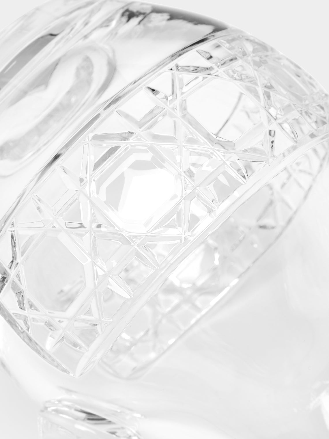Cristallerie De Montbronn - Jacquard Hand-Blown Crystal Water Pitcher -  - ABASK