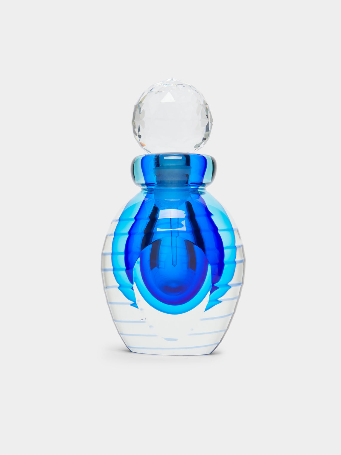 Antique and Vintage - Late 20th Century Sommerso Vetri Murano Perfume Bottle -  - ABASK - 