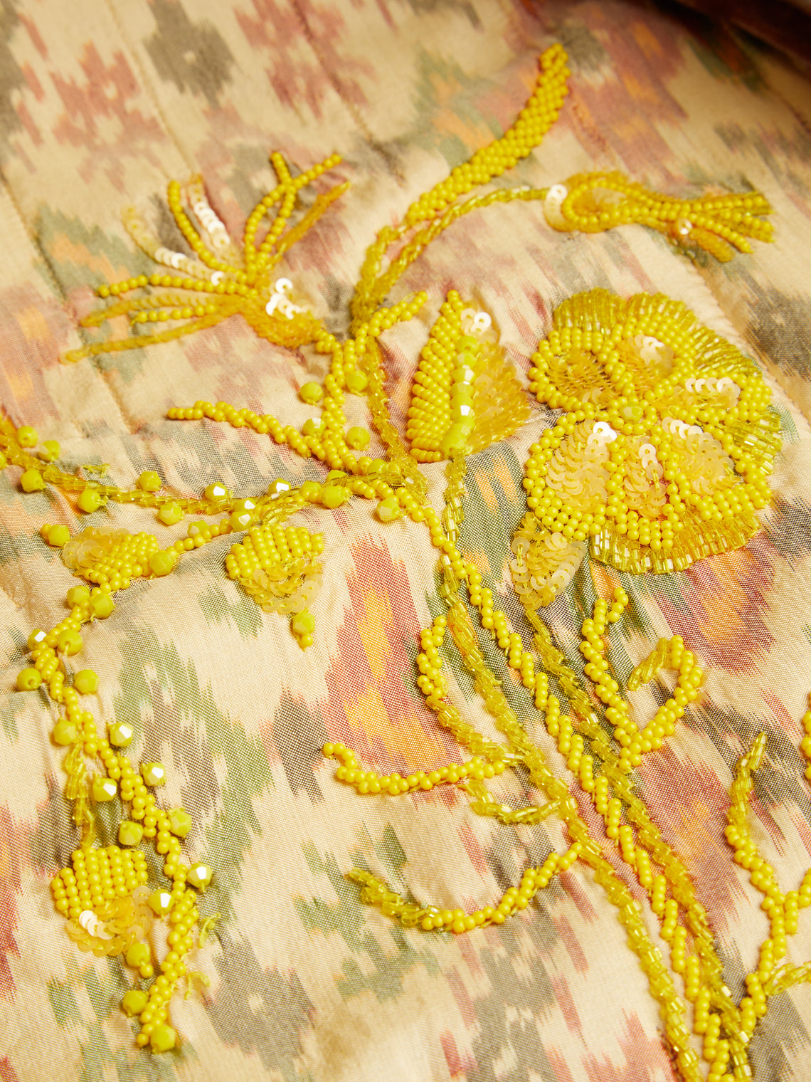 Nazzy Beglari - Hand-Loomed Ikat Silk and Cotton Reversible Robe | One Size -  - ABASK
