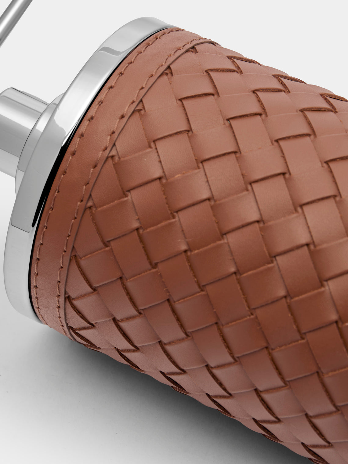 Riviere - Alghero Woven Leather Soap Dispenser - Brown - ABASK