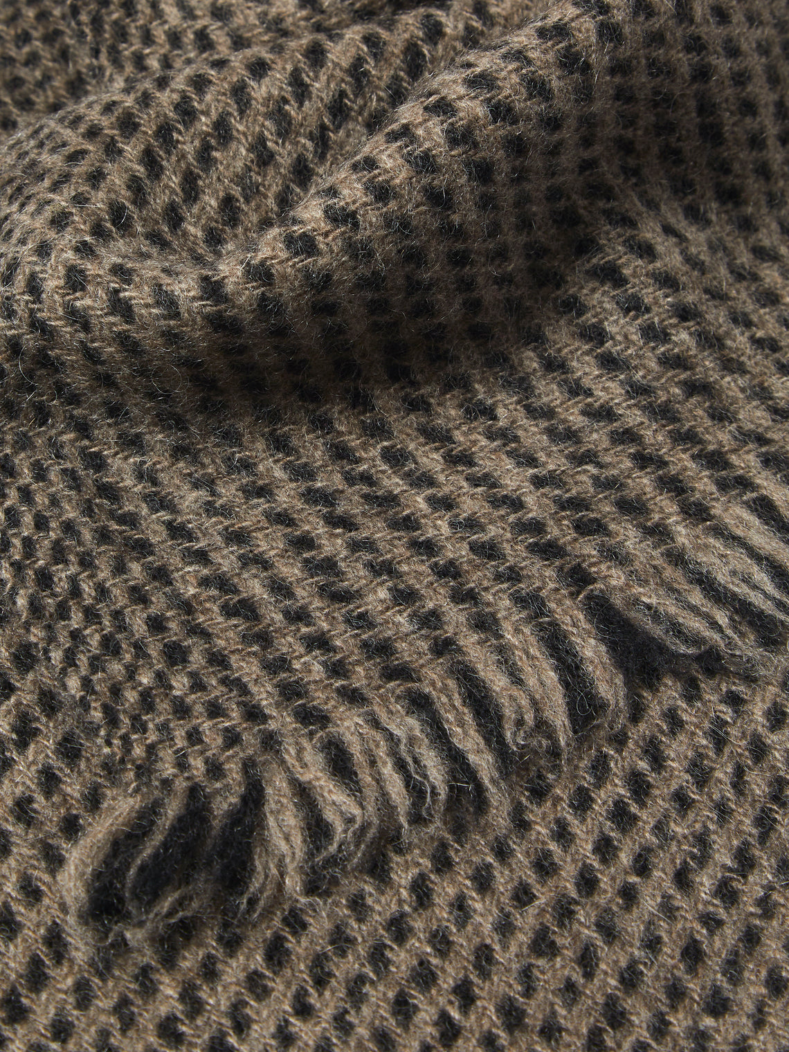 Norlha - Pilgrimage Hand-Spun Yak Khullu Scarf (71in/1.8m) - Black - ABASK