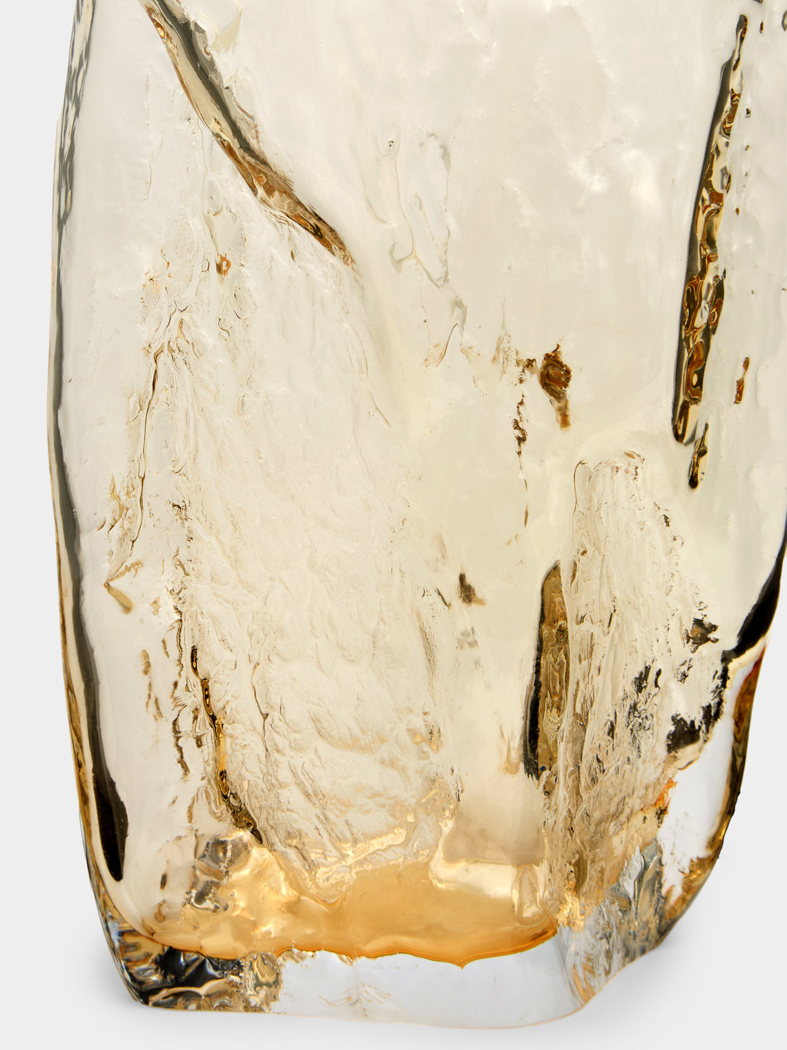 David Valner - Bark Hand-Blown Glass Vase -  - ABASK