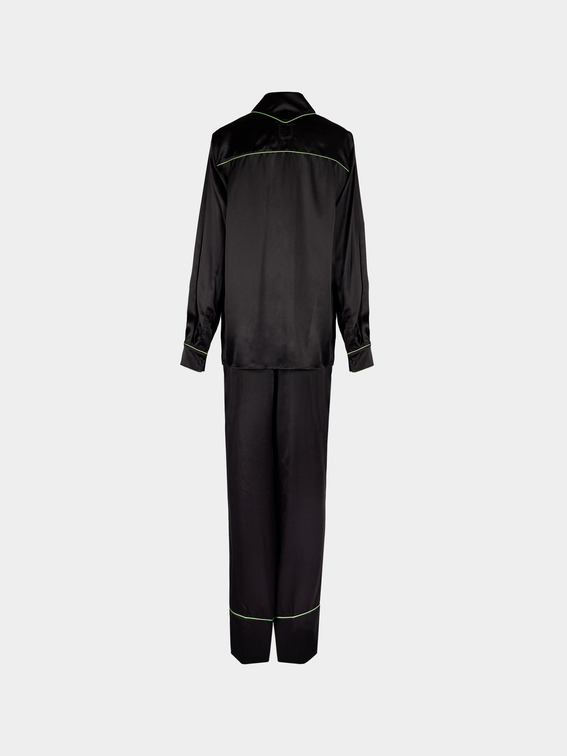 Dorso - Bandana Silk Pajama Set | Size: S - Black - ABASK