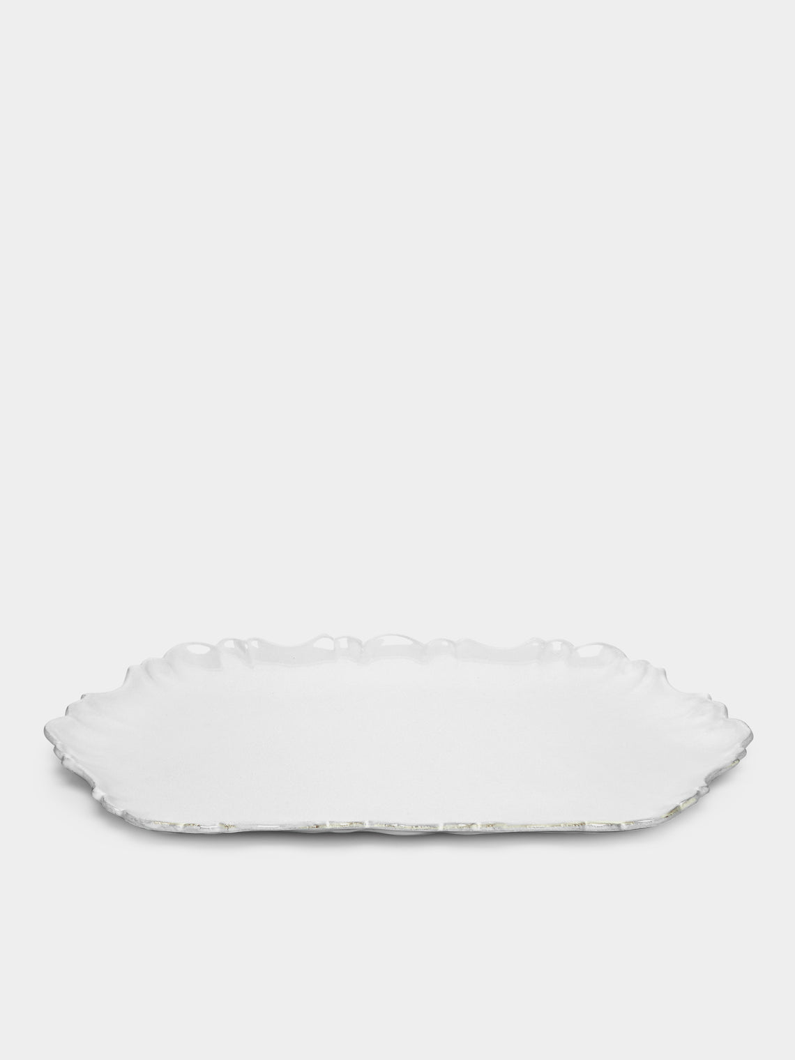 Astier de Villatte - Victor Hand-Glazed Ceramic Medium Platter -  - ABASK