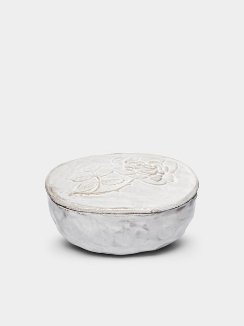 Astier de Villatte - Rose Hand-Glazed Ceramic Box -  - ABASK - 