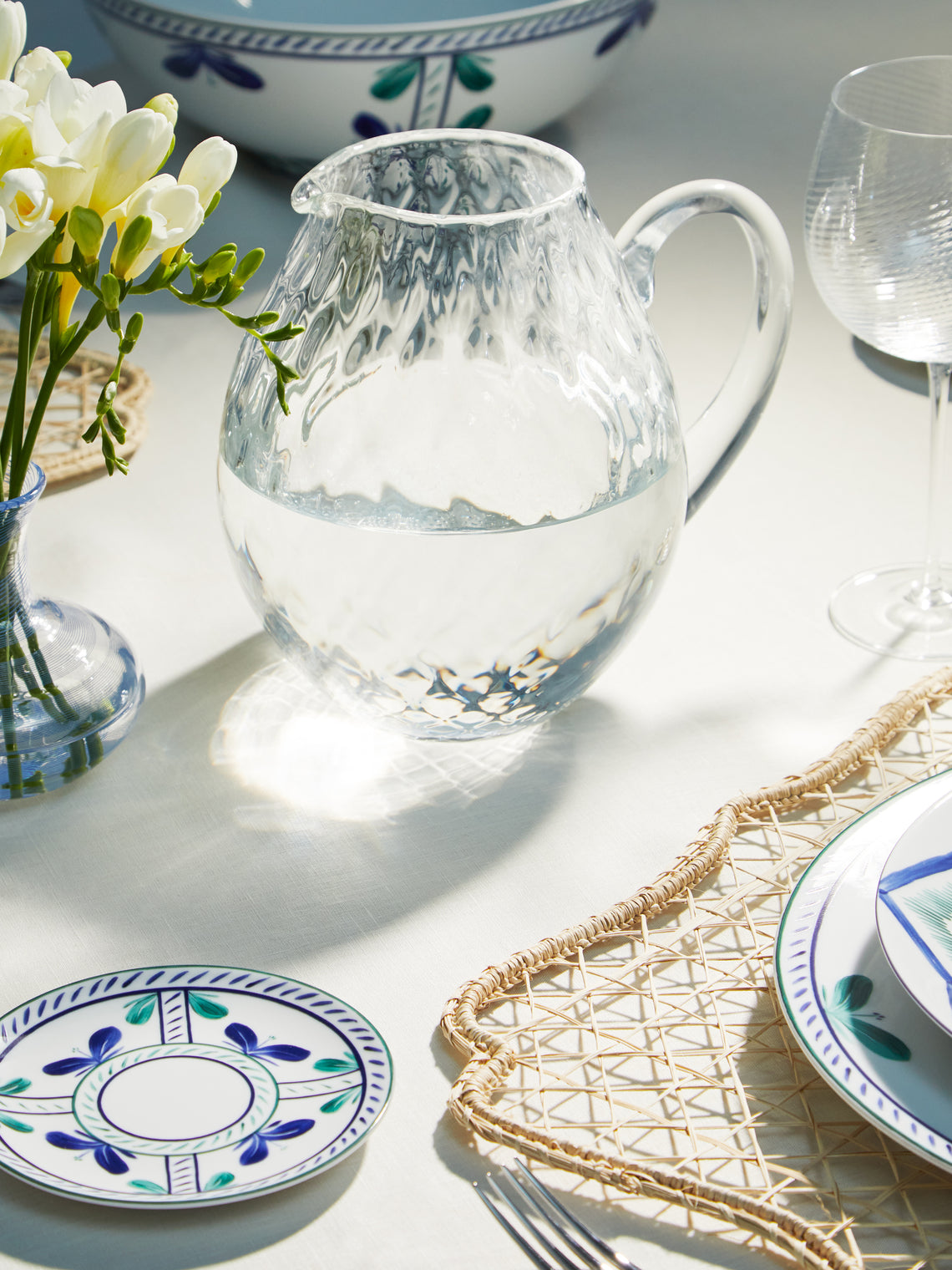 NasonMoretti - Idra Balloton Hand-Blown Murano Glass Pitcher -  - ABASK