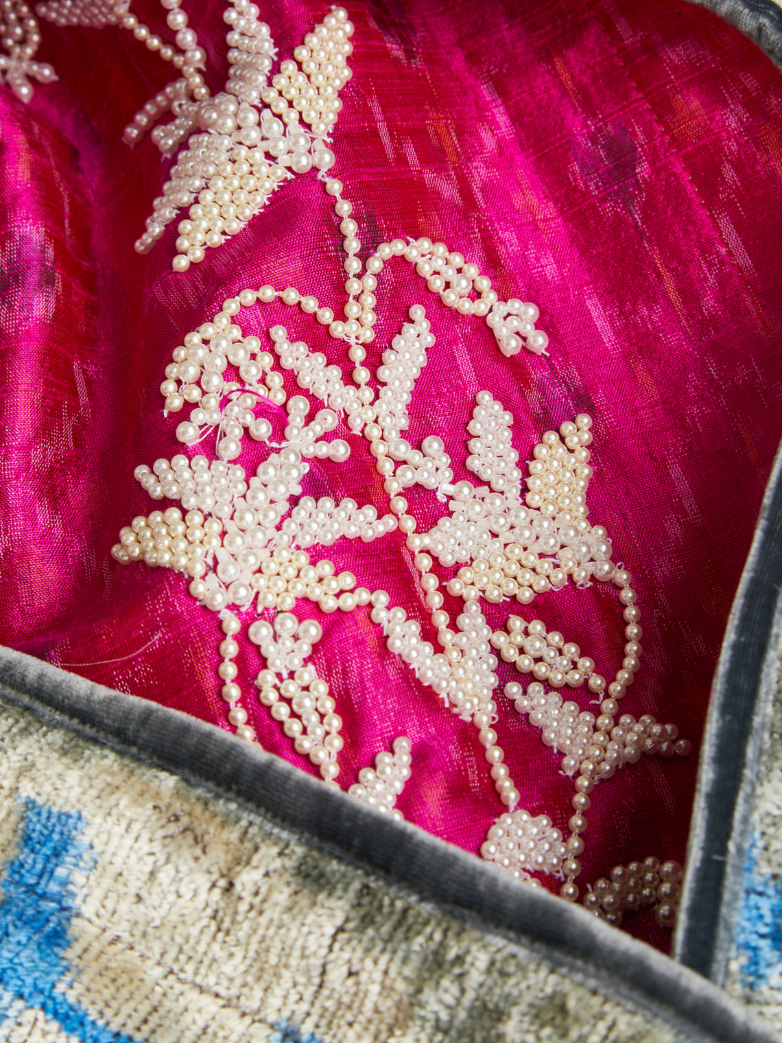 Nazzy Beglari - Hand-Loomed Ikat Silk and Cotton Reversible Robe | One Size -  - ABASK
