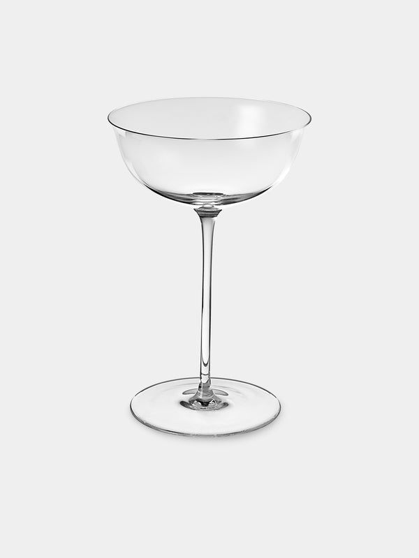 Lobmeyr - | Set of 2 | Patrician Crystal Champagne Coupes - Clear - ABASK