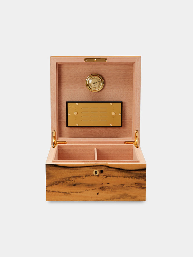 Elie Bleu - Royal Ebony Humidor Case (75 Cigars) - Dark Brown - ABASK - 