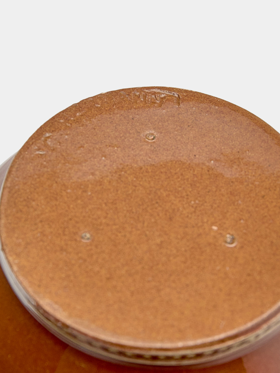 Poterie d’Évires - Giraffes Hand-Painted Ceramic Mini Lidded Pot - Light brown - ABASK