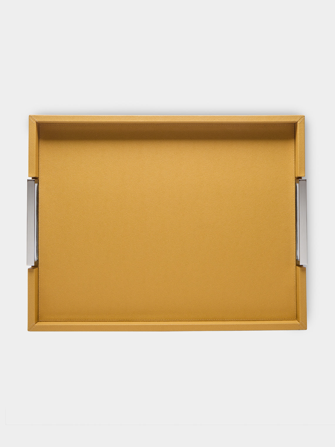 Giobagnara - Vic Leather Bed Tray - Yellow - ABASK