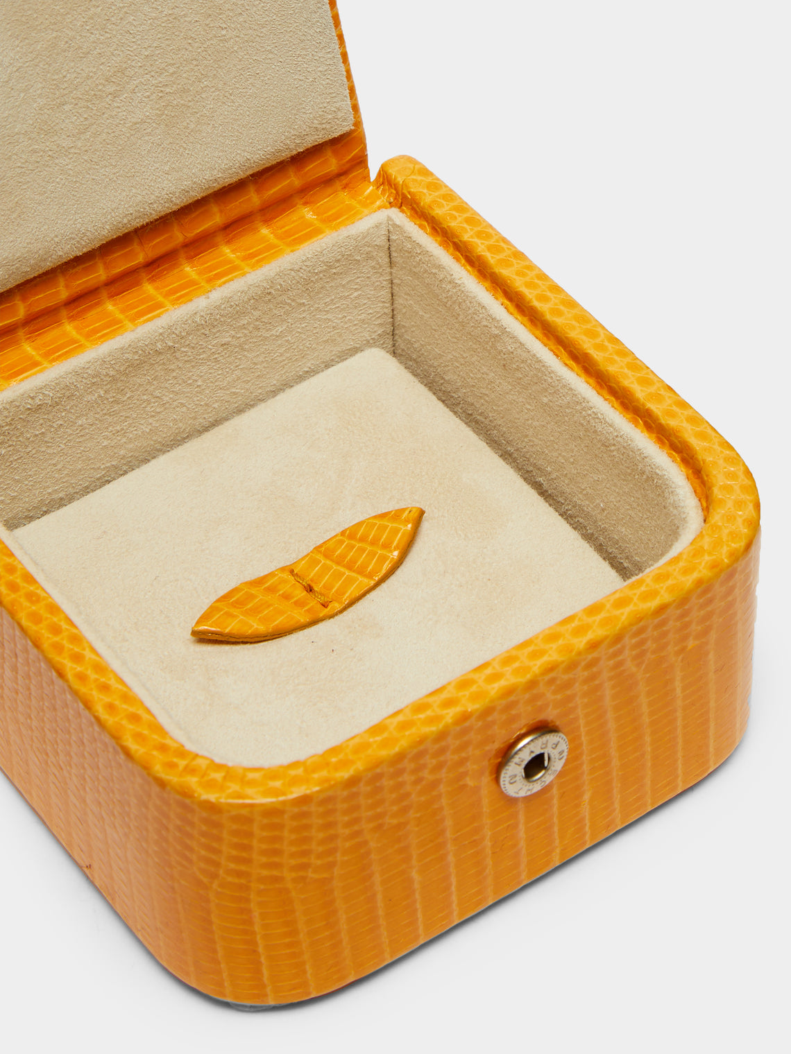 Asprey - Leather Travel Stud Box -  - ABASK