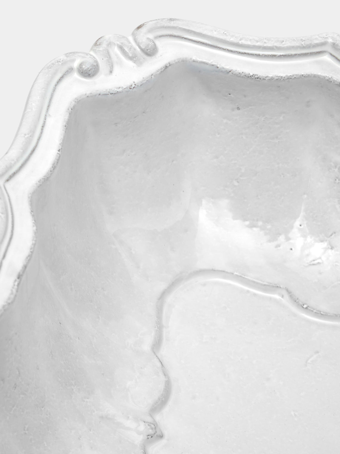 Astier de Villatte - Hand-Glazed Ceramic Large Salad Bowl - White - ABASK