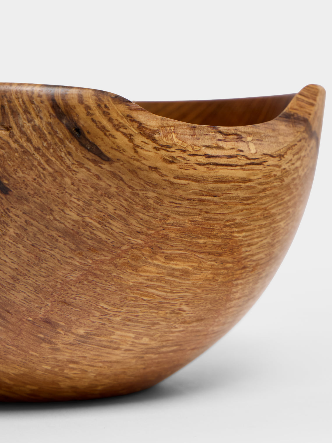 Thursday Furniture - Hand-Turned Oak Bowl - Brown - ABASK