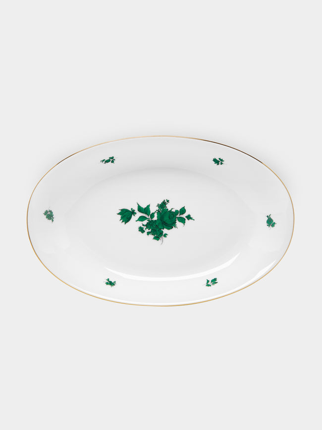 Augarten - Maria Theresia Hand-Painted Porcelain Deep Serving Platter - ABASK