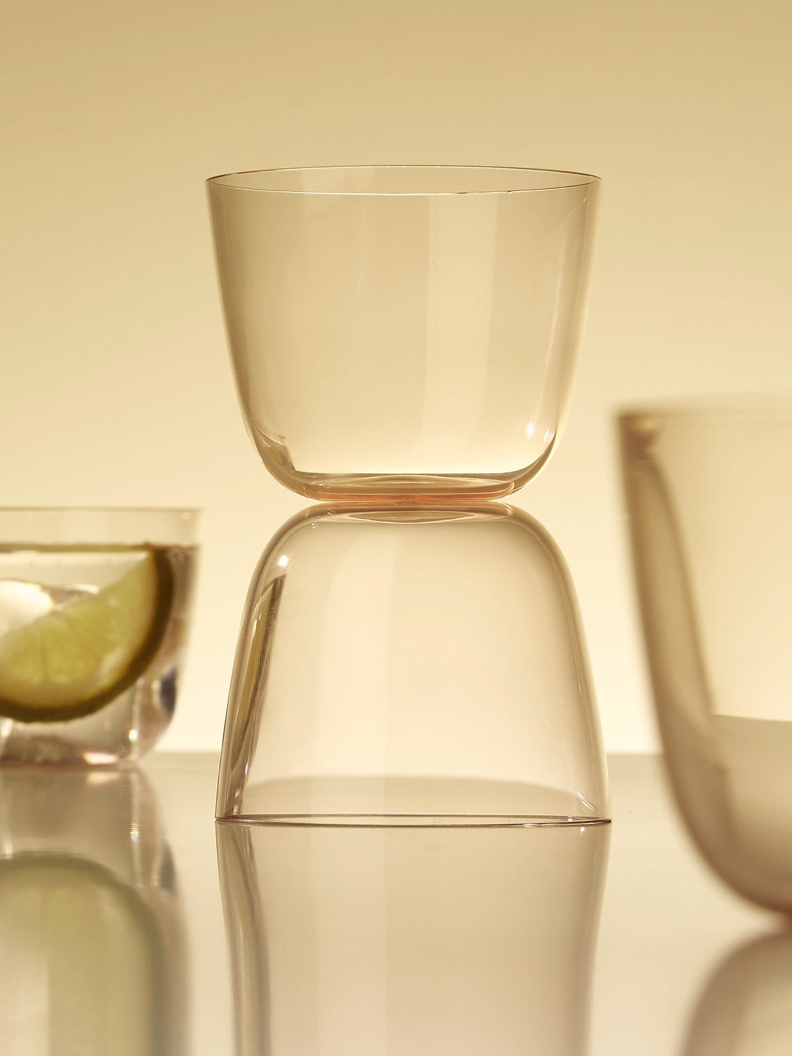 Lobmeyr - Alpha Hand-Blown Crystal Cocktail / Espresso Tumblers (Set of 4) - Pink - ABASK