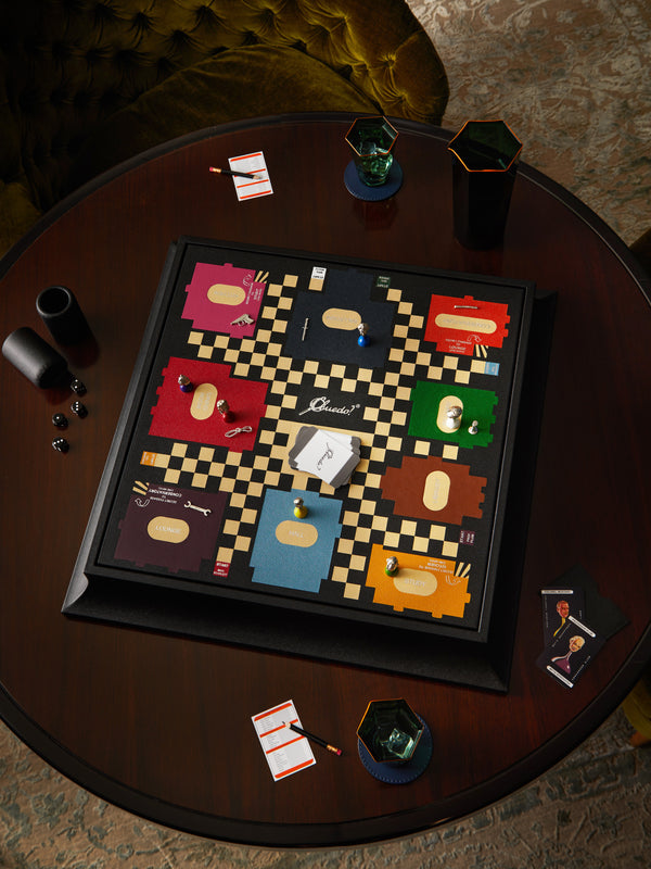 Geoffrey Parker - Leather Cluedo Set -  - ABASK