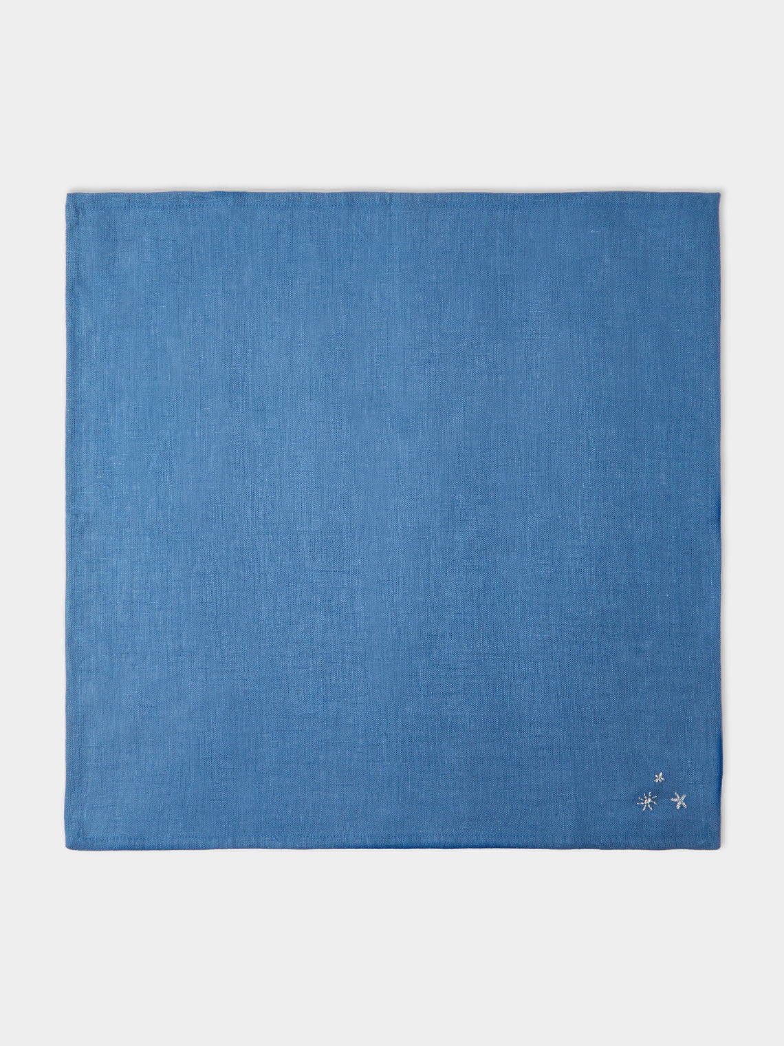 Anut Cairo - Starry Hand-Embroidered Linen Napkins (Set of 4) -  - ABASK
