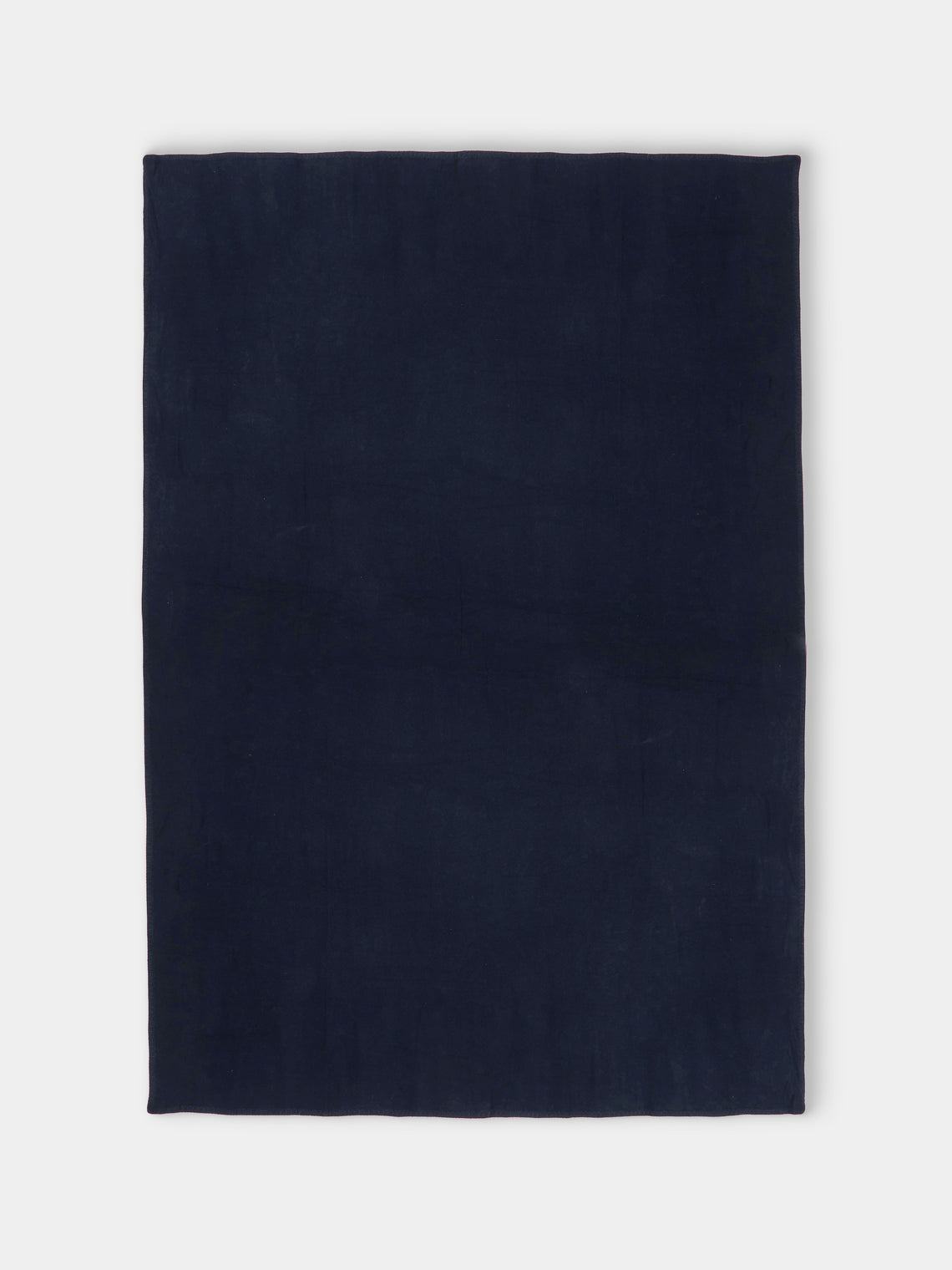 Denis Colomb - Stitched-Edge Cashmere Bed Blanket (110in/2.8m) - Blue - ABASK - 