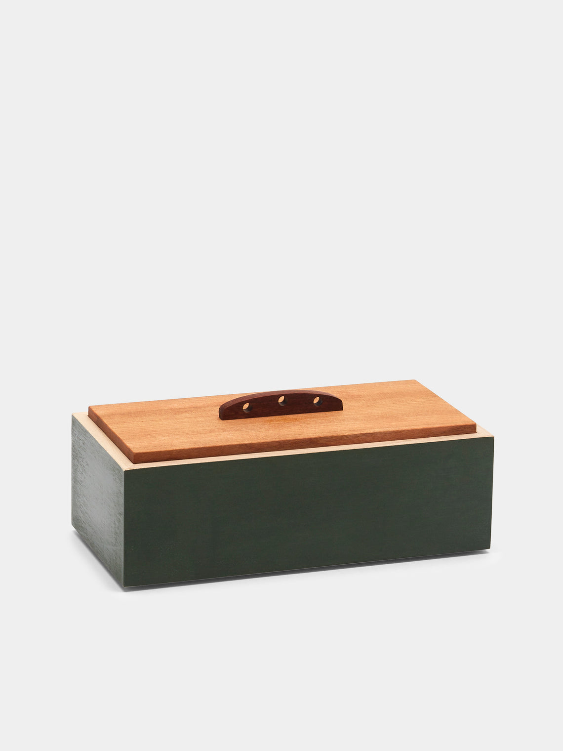 Matthew Kenney - Wood Small Desk Tidy - Green - ABASK
