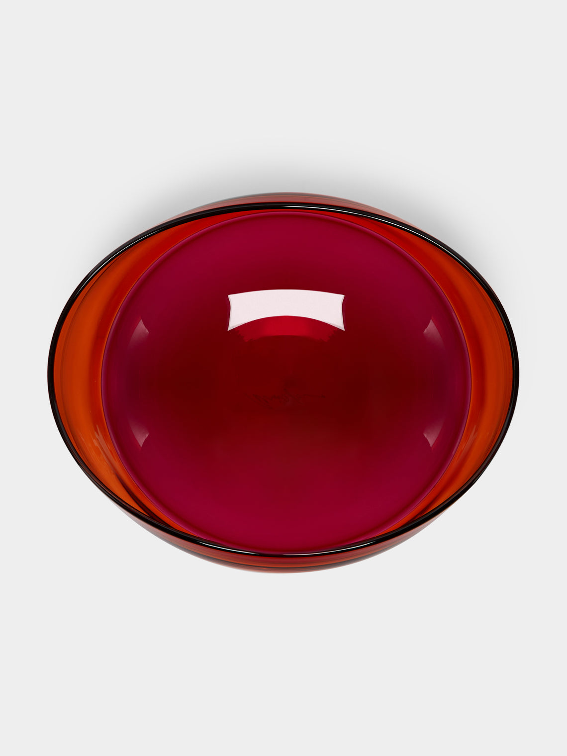 Stewart Hearn - Oval Encalmo Hand-Blown Glass Bowl -  - ABASK