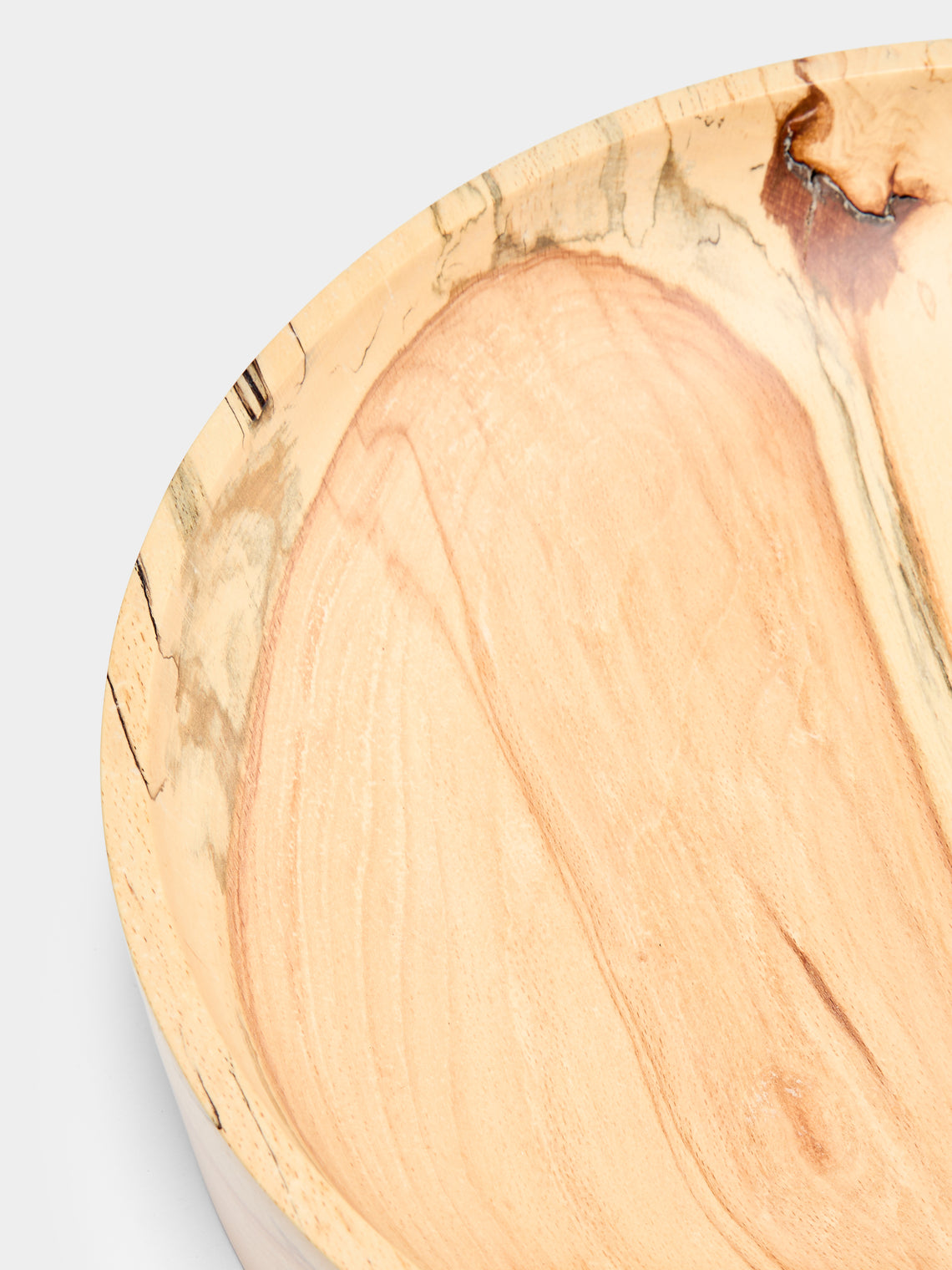 Bird & Branch - Hand-Turned Spalted Beech Large Bowl - Natural - ABASK